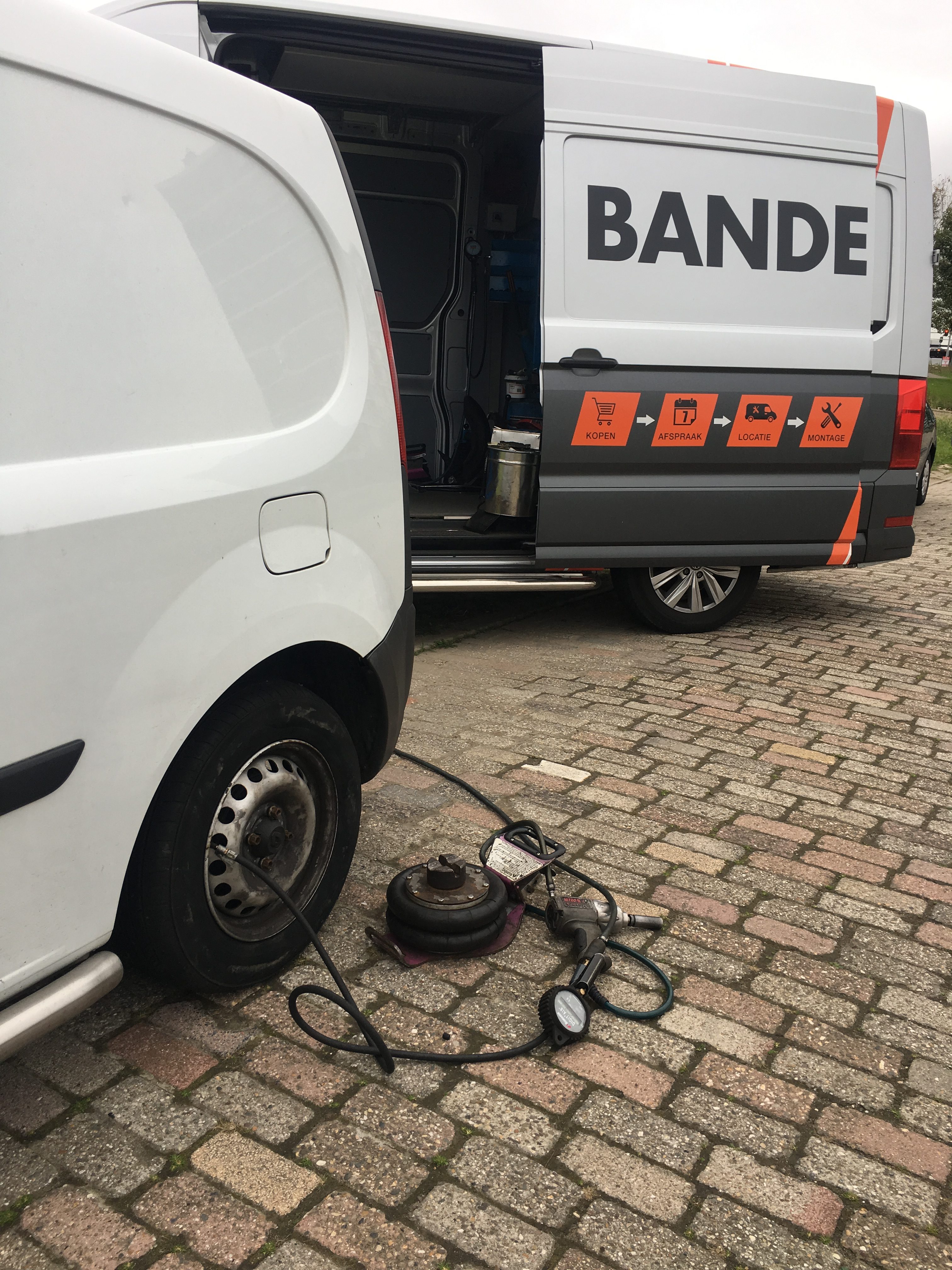 Lekke banden service